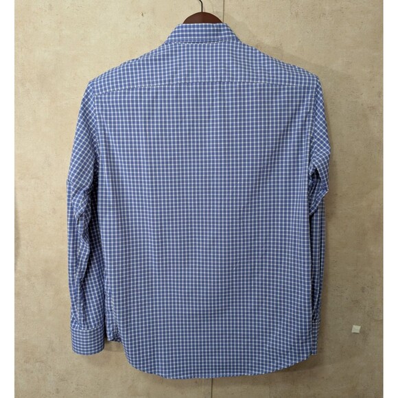 Peter Millar Southern Comfort Shirt Men’s L Blue Plaid Button Up Preppy - Picture 3 of 8